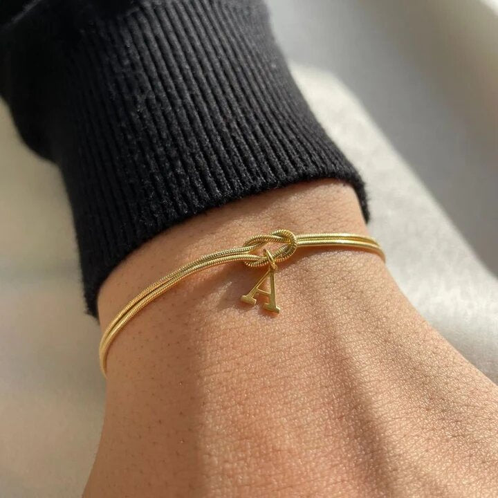 Personalisierter Liebesknoten-Armband