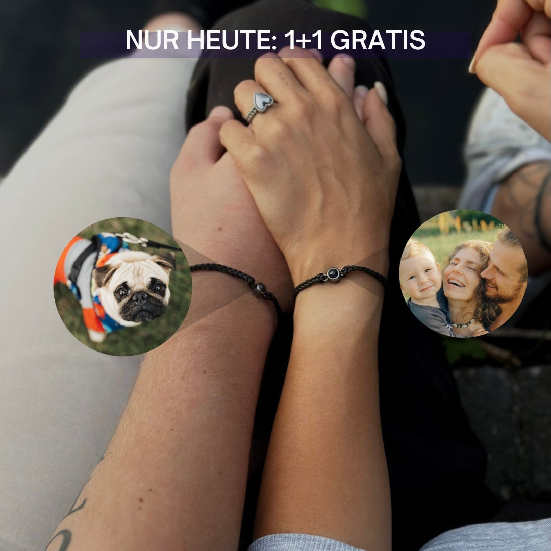 Foto Armband mit Buchstabe