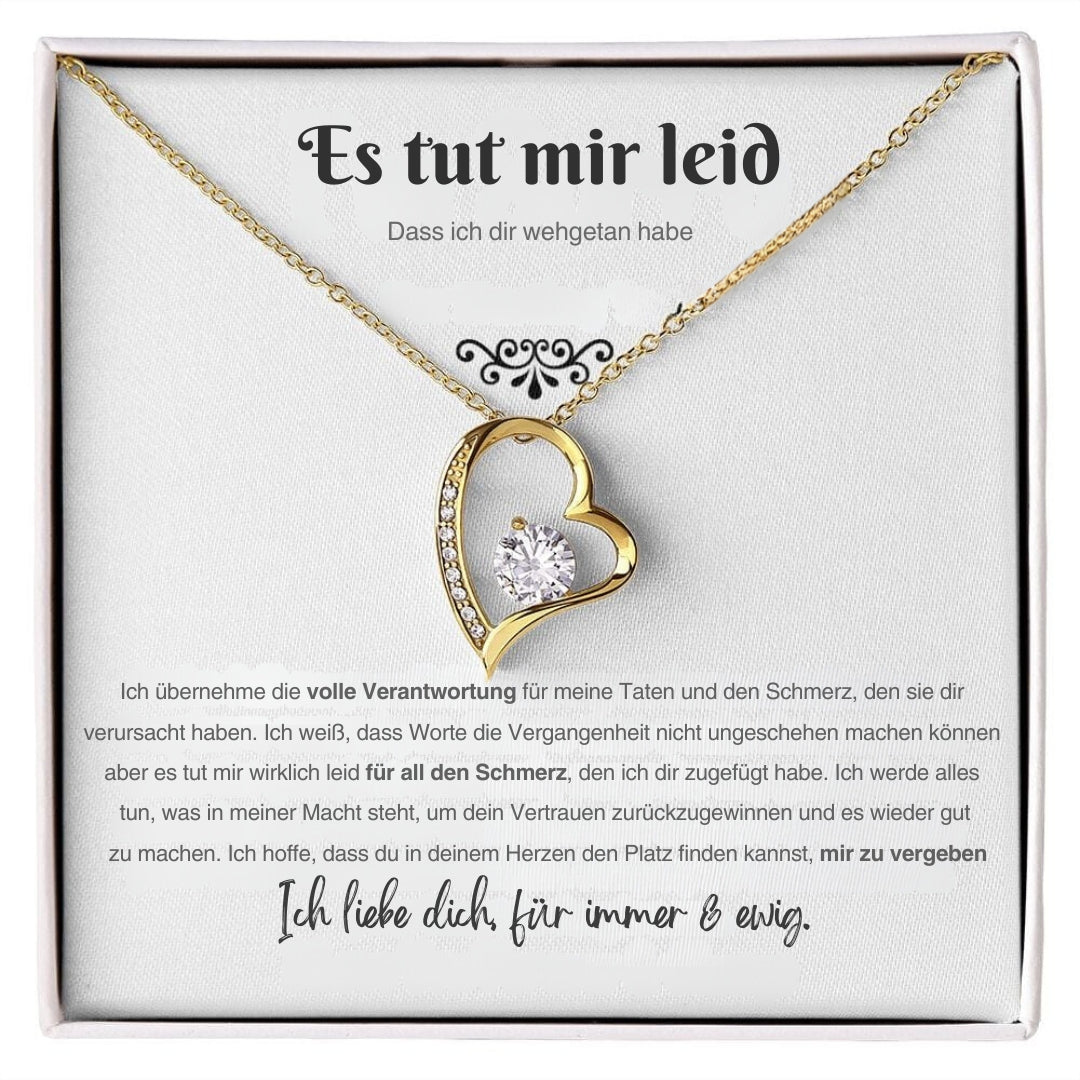 Het spijt me dat ik je pijn heb gedaan - Forever Love ketting