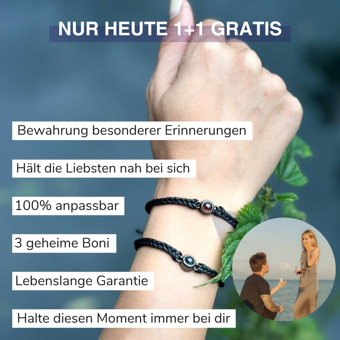 Foto Armband mit Buchstabe